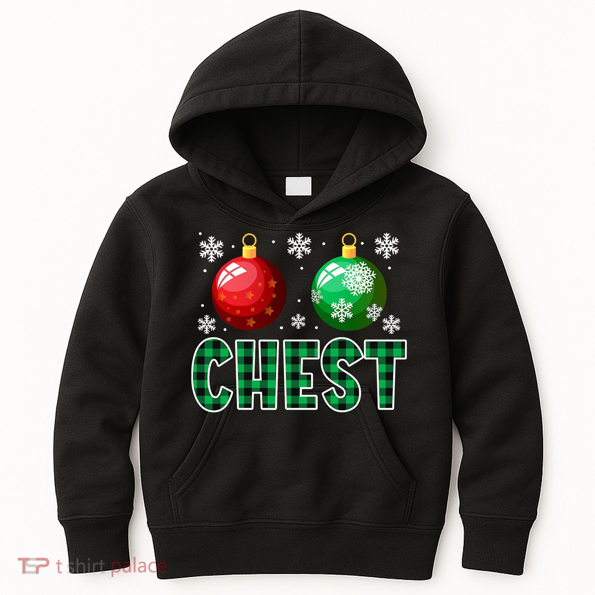 Chest Nuts Christmas Funny Couples Christmas Chestnuts Kids Hoodie