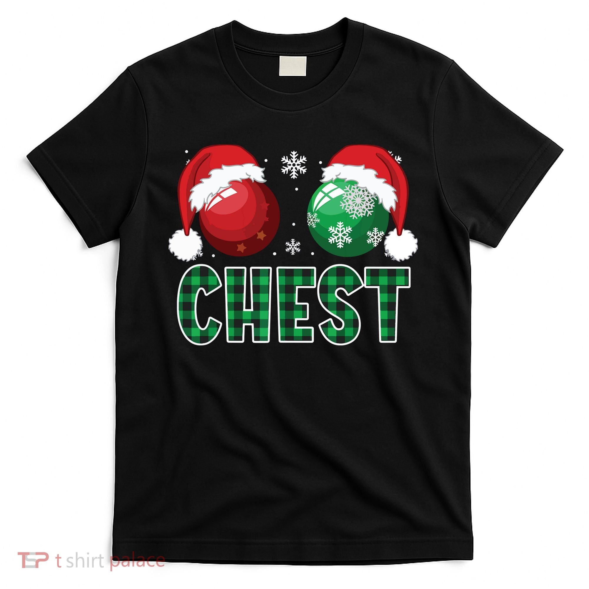 Chest Nuts Christmas Shirts Funny Matching Couple Chestnuts T-Shirt