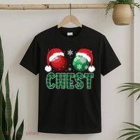 Chest Nuts Christmas Shirts Funny Matching Couple Chestnuts T-Shirt thumb 2