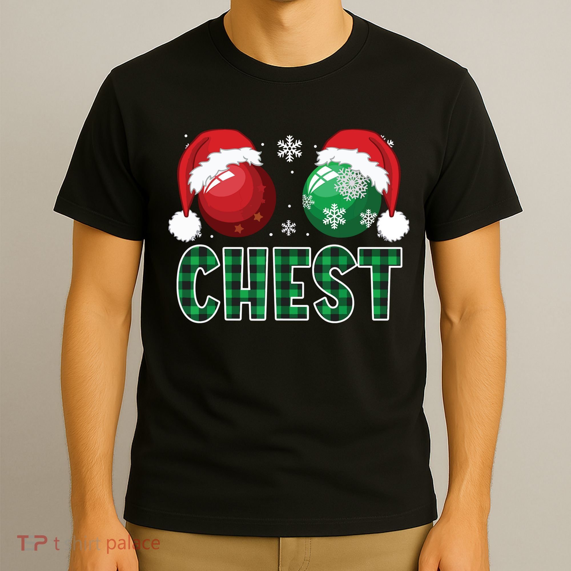 Chest Nuts Christmas Shirts Funny Matching Couple Chestnuts T-Shirt