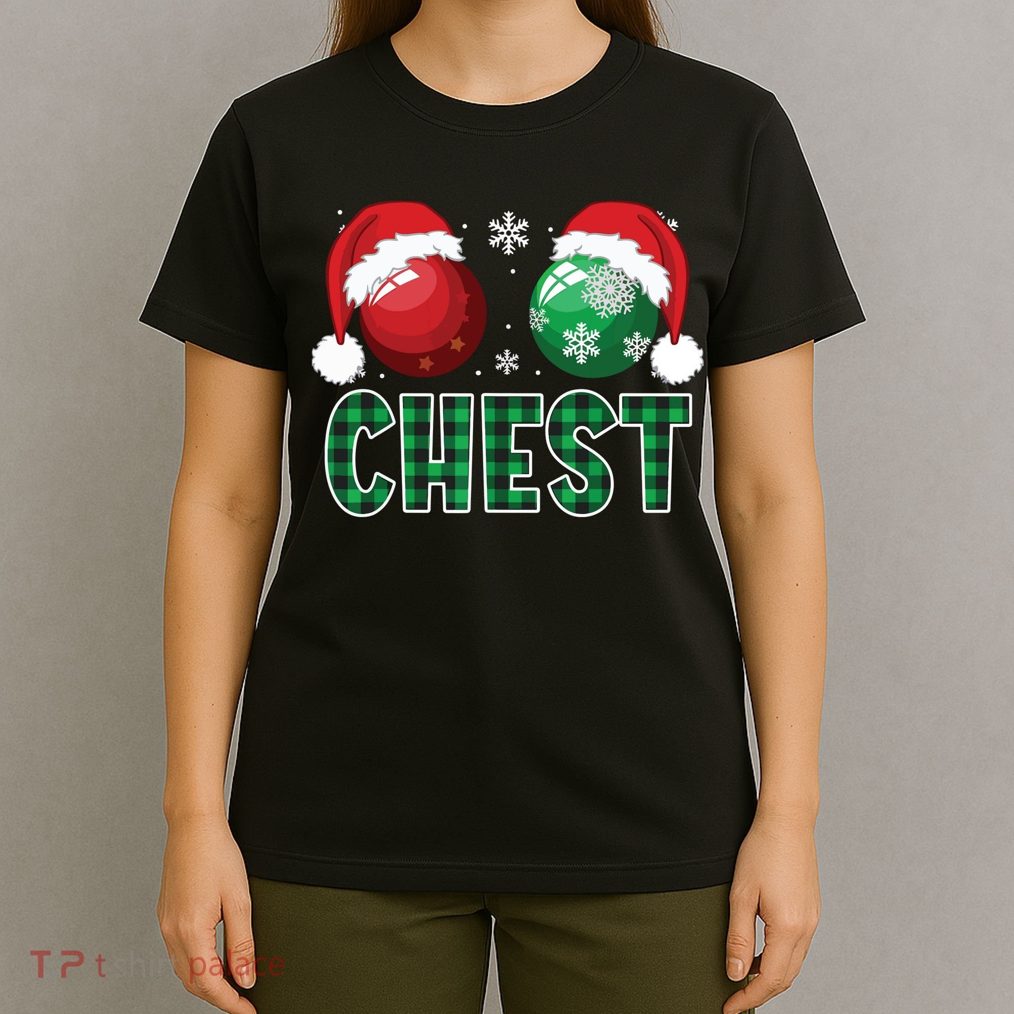 Chest Nuts Christmas Shirts Funny Matching Couple Chestnuts T-Shirt