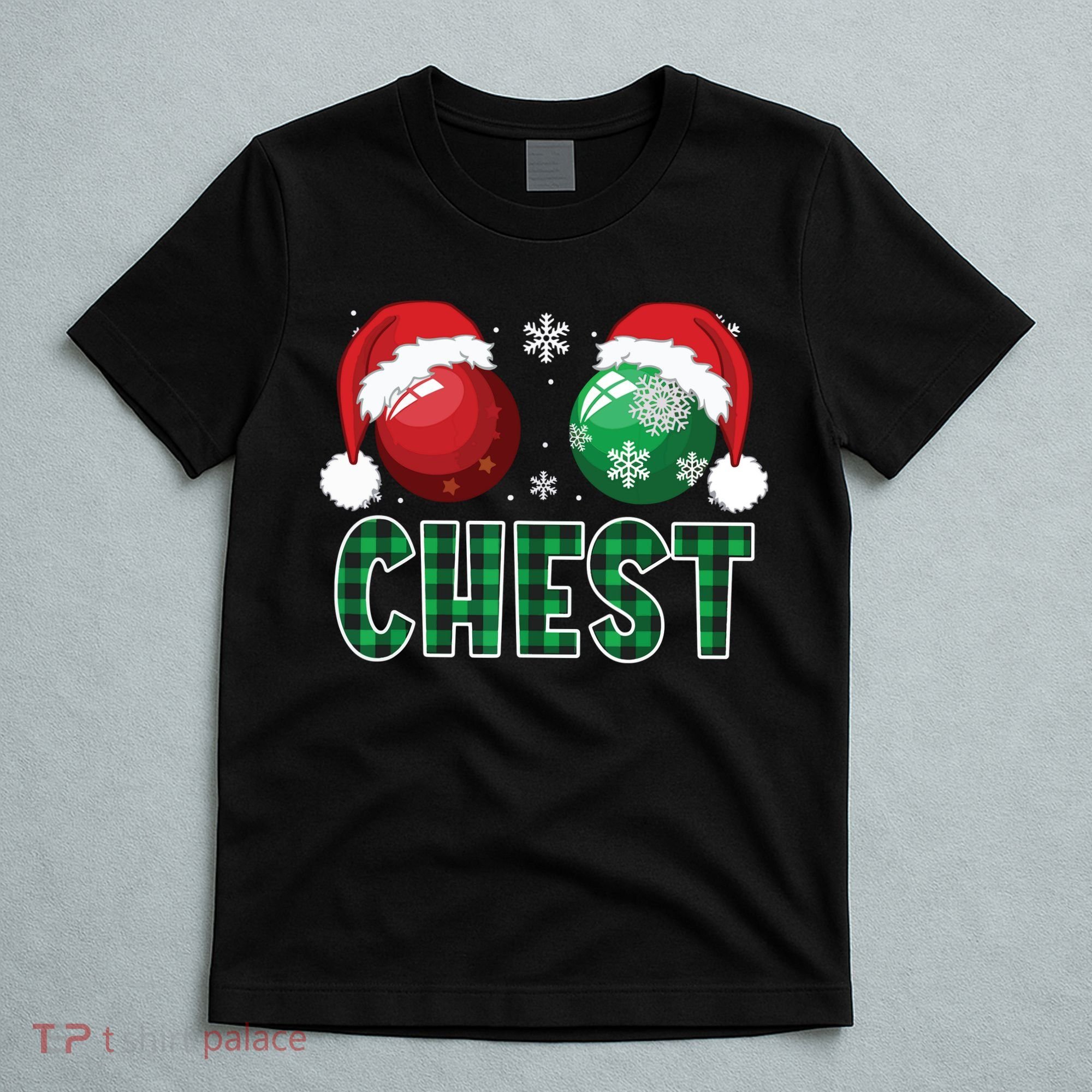 Chest Nuts Christmas Shirts Funny Matching Couple Chestnuts T-Shirt
