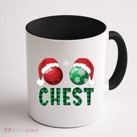 Chest Nuts Christmas Shirts Funny Matching Couple Chestnuts Coffee Mug thumb 1