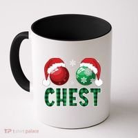 Chest Nuts Christmas Shirts Funny Matching Couple Chestnuts Coffee Mug thumb 0
