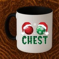 Chest Nuts Christmas Shirts Funny Matching Couple Chestnuts Coffee Mug thumb 2