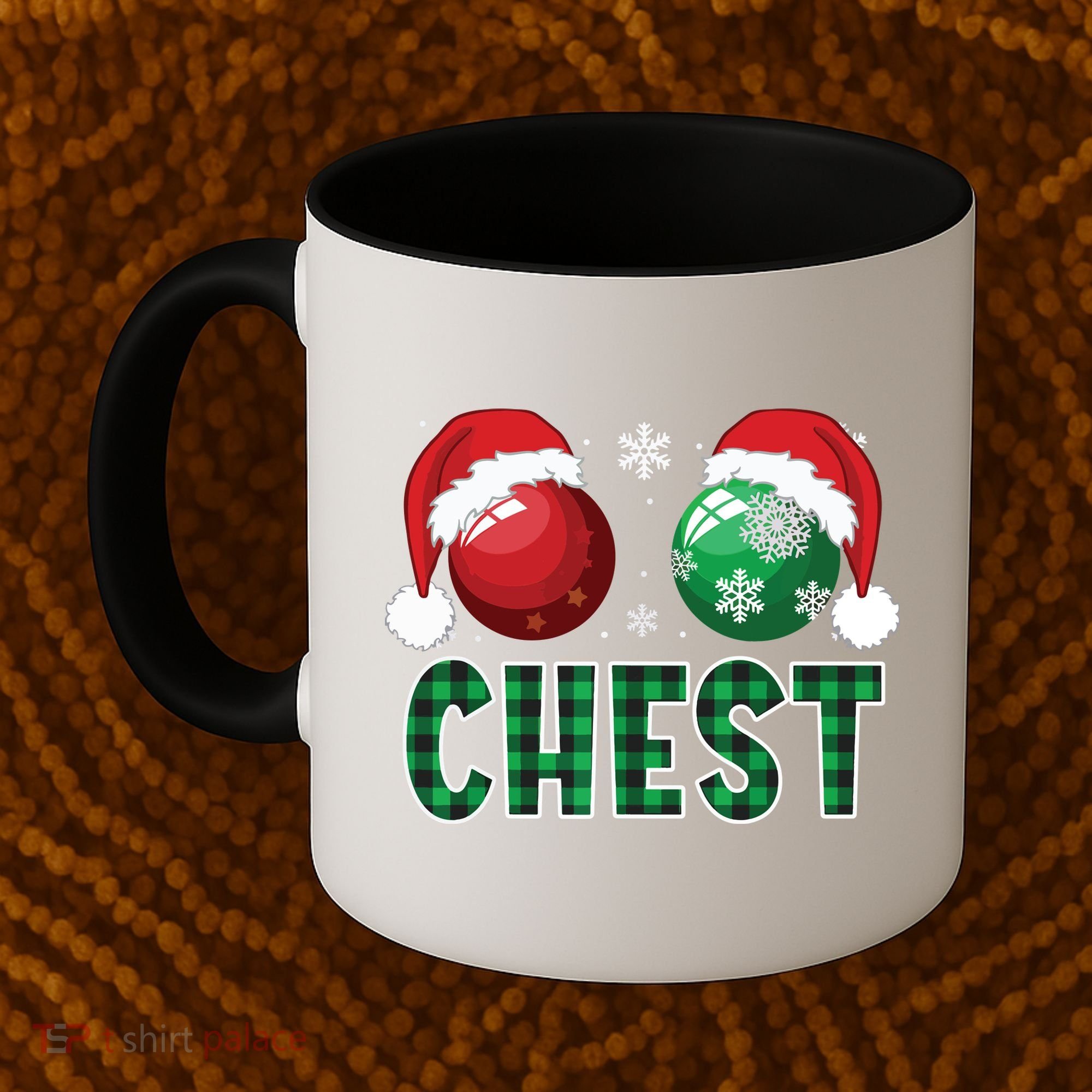 Chest Nuts Christmas Shirts Funny Matching Couple Chestnuts Coffee Mug