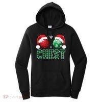 Chest Nuts Christmas Shirts Funny Matching Couple Chestnuts Women's Hoodie thumb 0