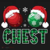 Chest Nuts Christmas Shirts Funny Matching Couple Chestnuts Mousepad thumb 1
