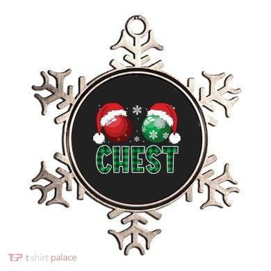 Chest Nuts Christmas Shirts Funny Matching Couple Chestnuts Ornament