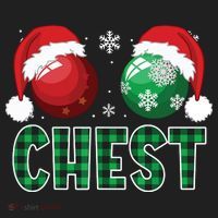 Chest Nuts Christmas Shirts Funny Matching Couple Chestnuts Hat thumb 2