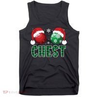 Chest Nuts Christmas Shirts Funny Matching Couple Chestnuts Tank Top thumb 0