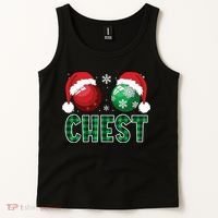 Chest Nuts Christmas Shirts Funny Matching Couple Chestnuts Tank Top thumb 2