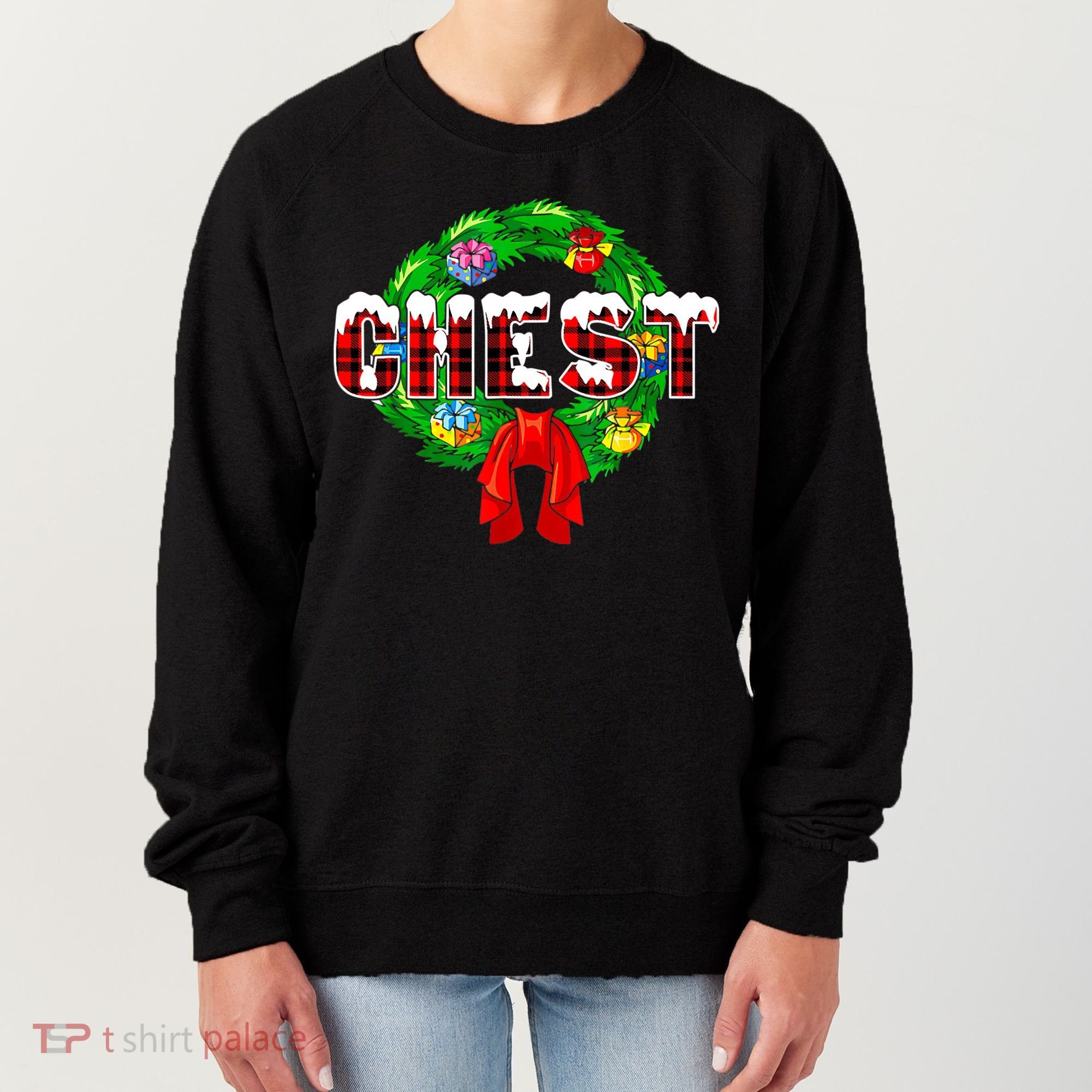 Chest Nuts Christmas Matching Couple Chestnuts Women's Sweatshirt