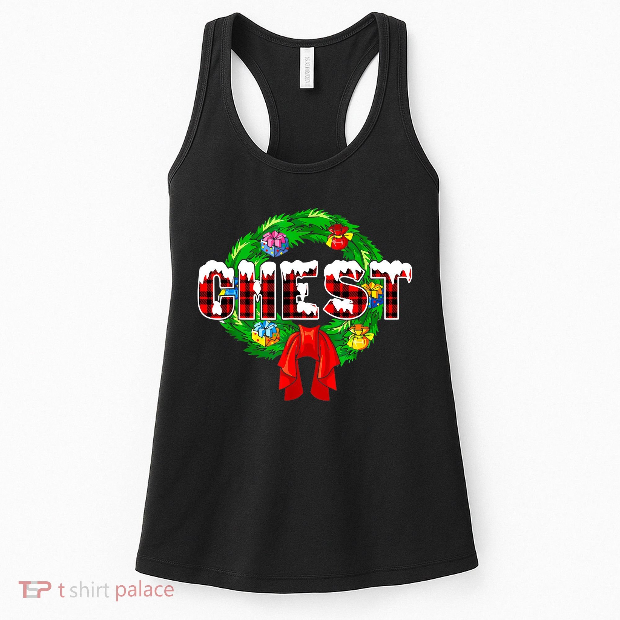 Chest Nuts Christmas Matching Couple Chestnuts Women's Tank Top