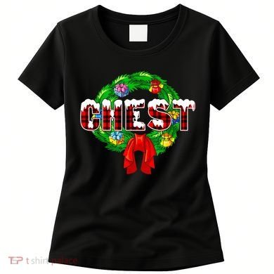 Chest Nuts Christmas Matching Couple Chestnuts Women's T-Shirt