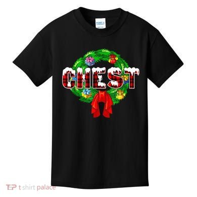 Chest Nuts Christmas Matching Couple Chestnuts Kids T-Shirt