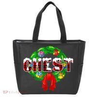 Chest Nuts Christmas Matching Couple Chestnuts Tote Bag thumb 0