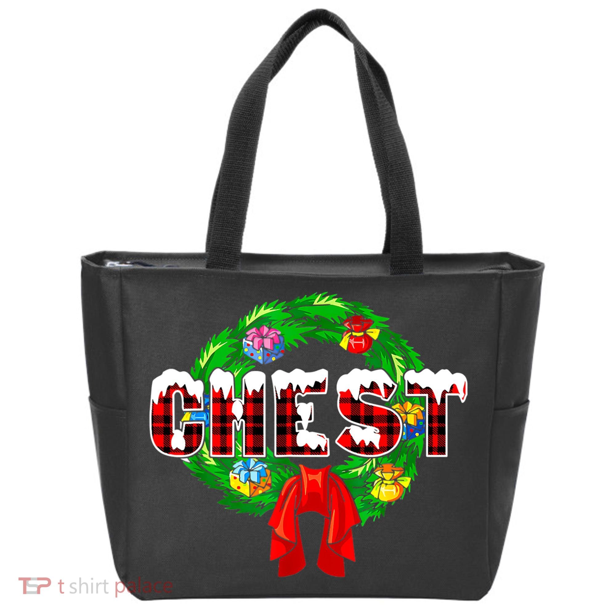 Chest Nuts Christmas Matching Couple Chestnuts Tote Bag