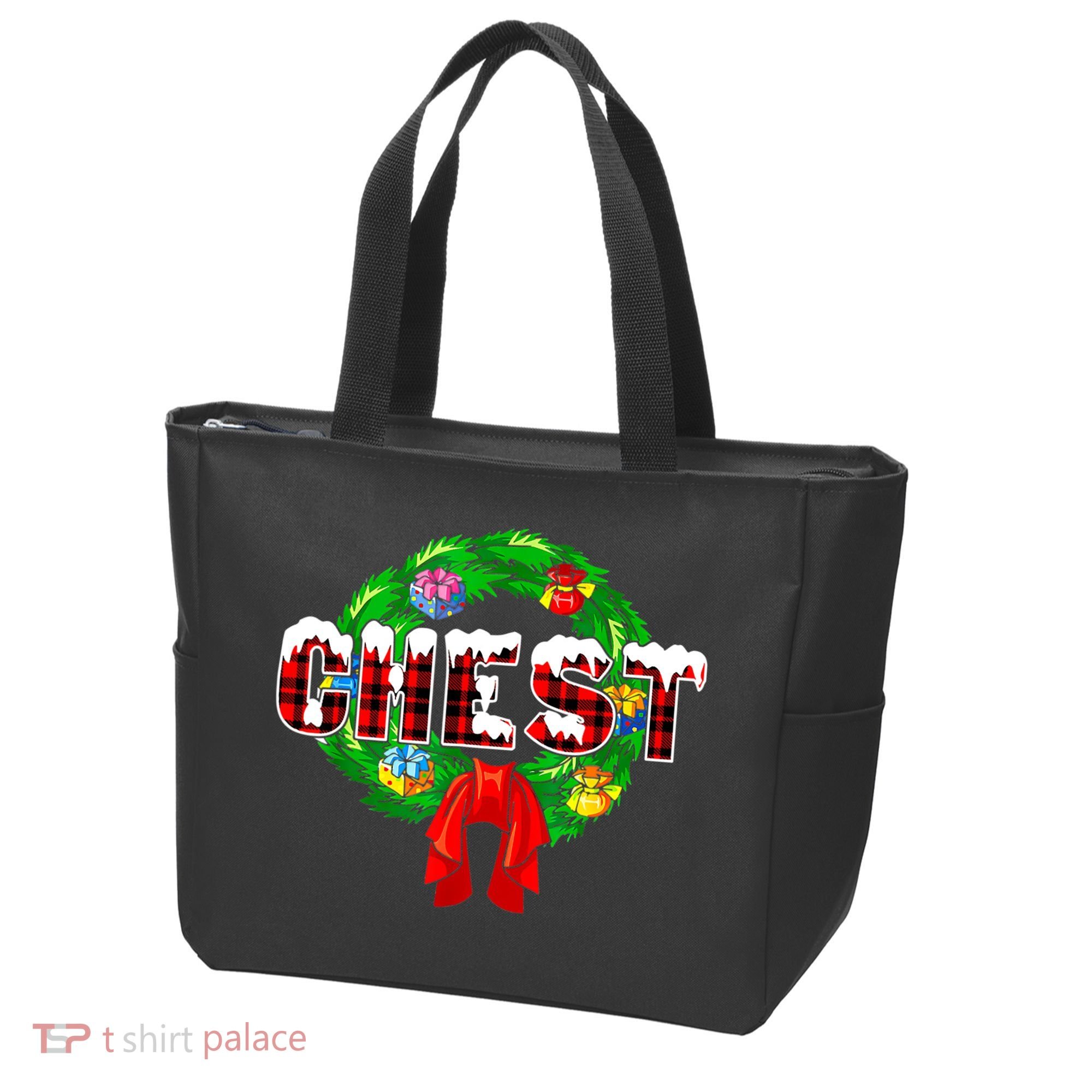 Chest Nuts Christmas Matching Couple Chestnuts Tote Bag