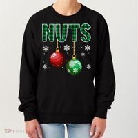 Chest Nuts Christmas  Matching Couple Chestnuts Women's Sweatshirt thumb 0