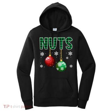 Chest Nuts Christmas  Matching Couple Chestnuts Women's Hoodie