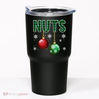 Chest Nuts Christmas  Matching Couple Chestnuts Tumbler thumb 0