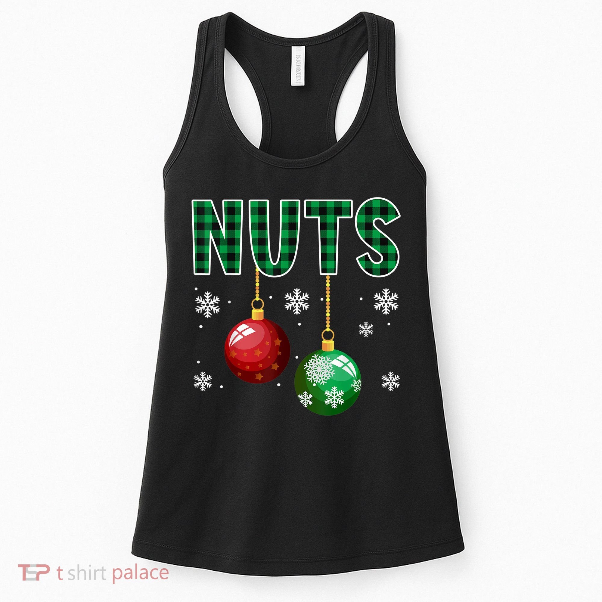Chest Nuts Christmas  Matching Couple Chestnuts Women's Tank Top