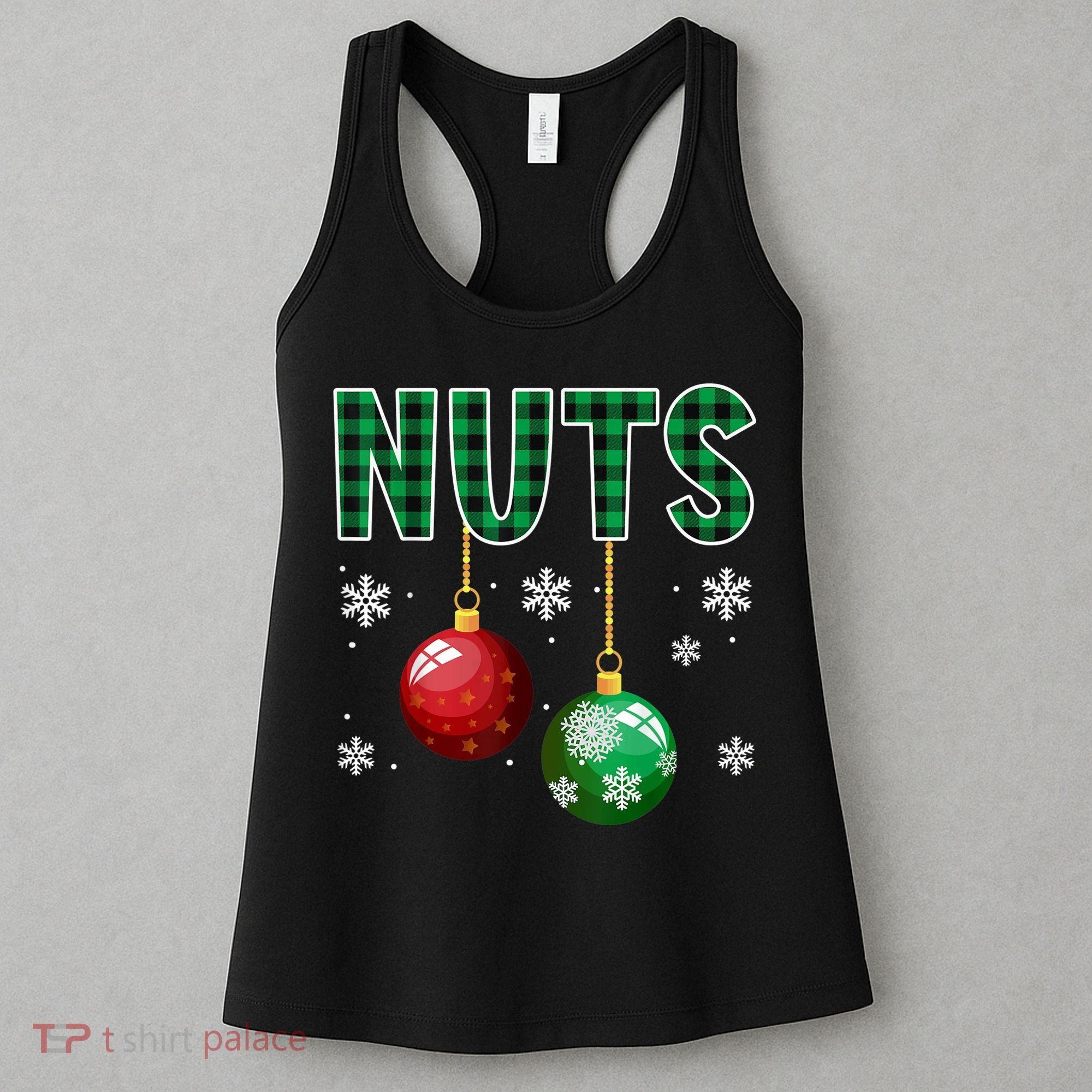 Chest Nuts Christmas  Matching Couple Chestnuts Women's Tank Top