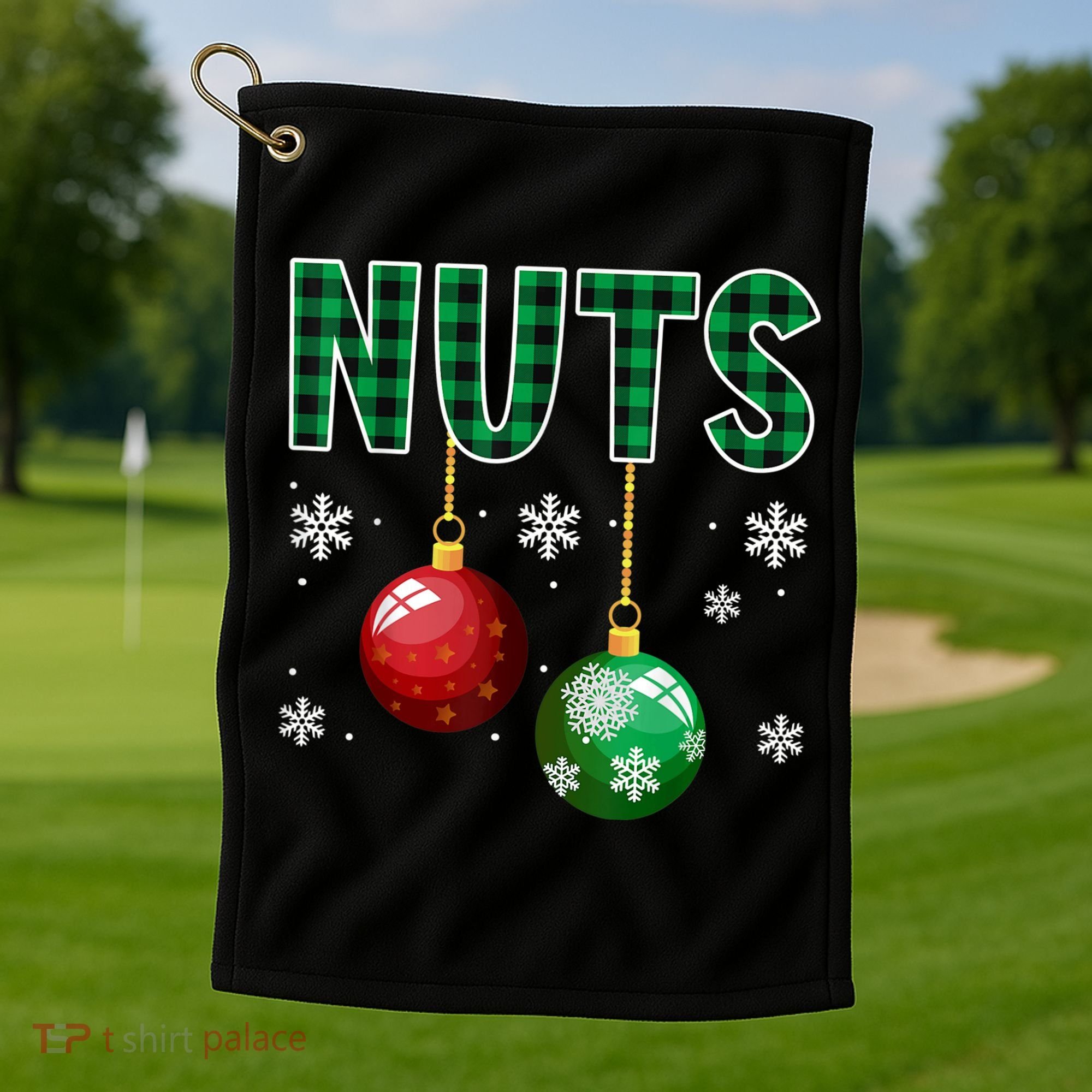 Chest Nuts Christmas  Matching Couple Chestnuts Golf Towel