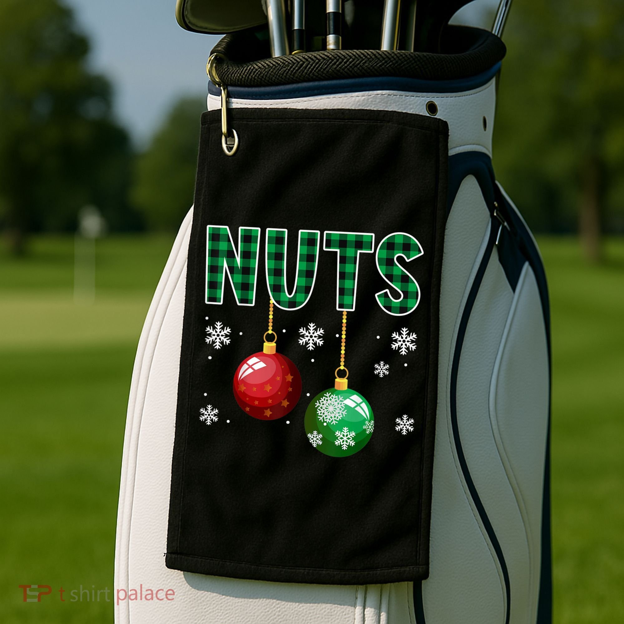 Chest Nuts Christmas  Matching Couple Chestnuts Golf Towel