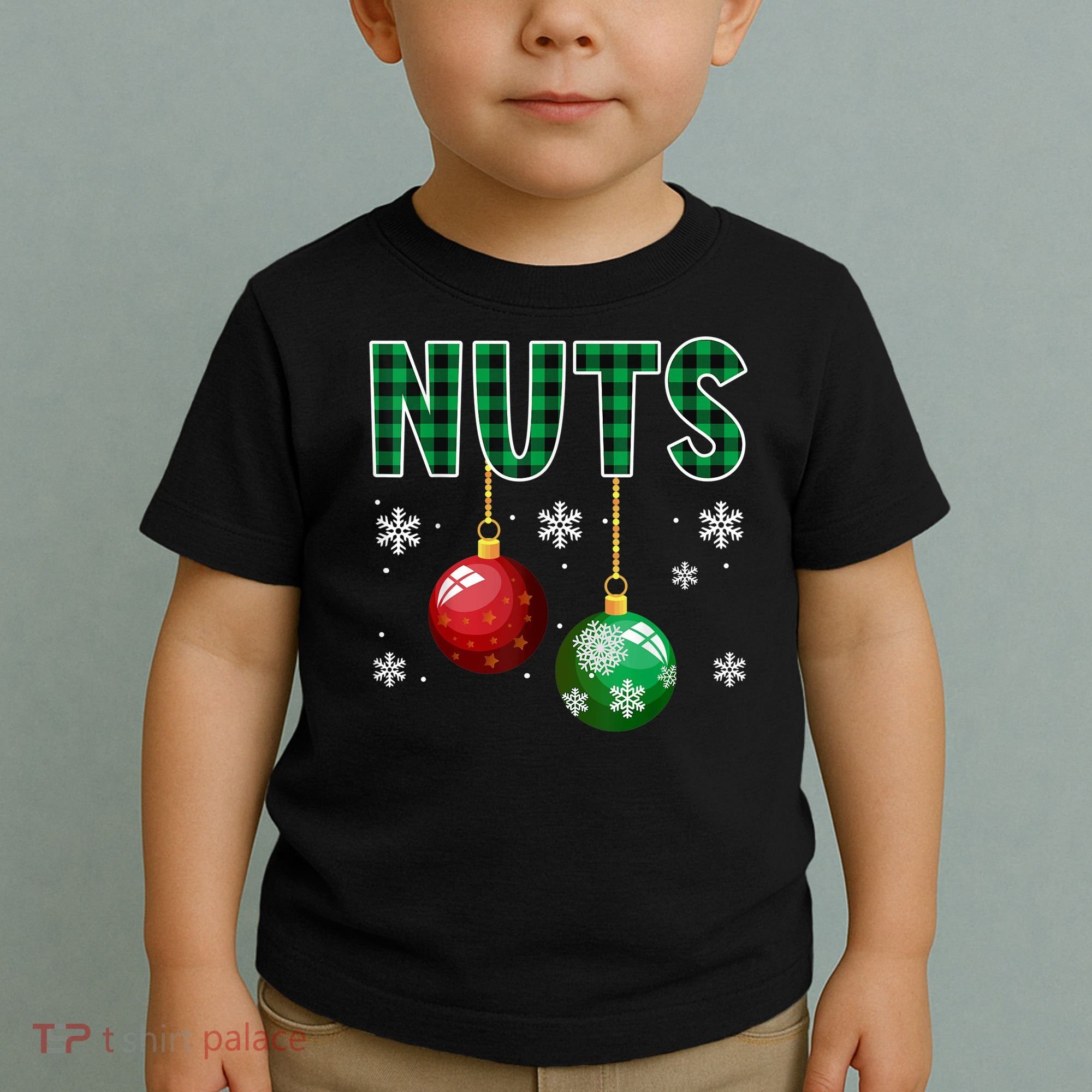 Chest Nuts Christmas  Matching Couple Chestnuts Toddler T-Shirt