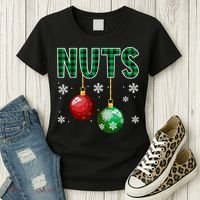 Chest Nuts Christmas  Matching Couple Chestnuts Women's T-Shirt thumb 3