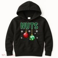 Chest Nuts Christmas  Matching Couple Chestnuts Kids Hoodie thumb 0