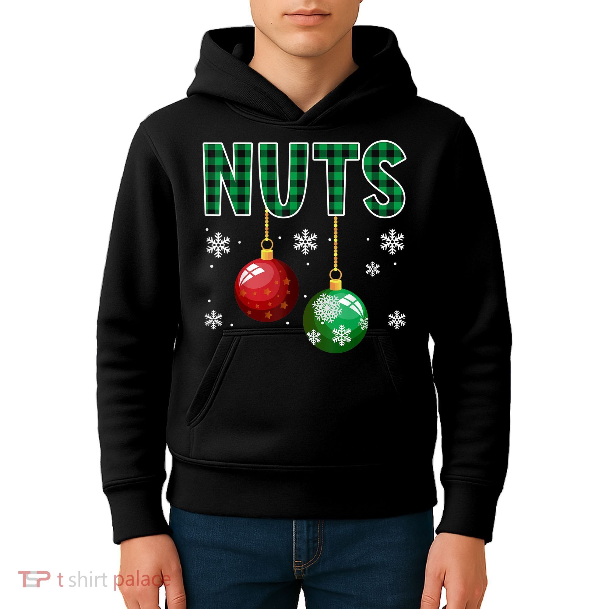 Chest Nuts Christmas  Matching Couple Chestnuts Kids Hoodie