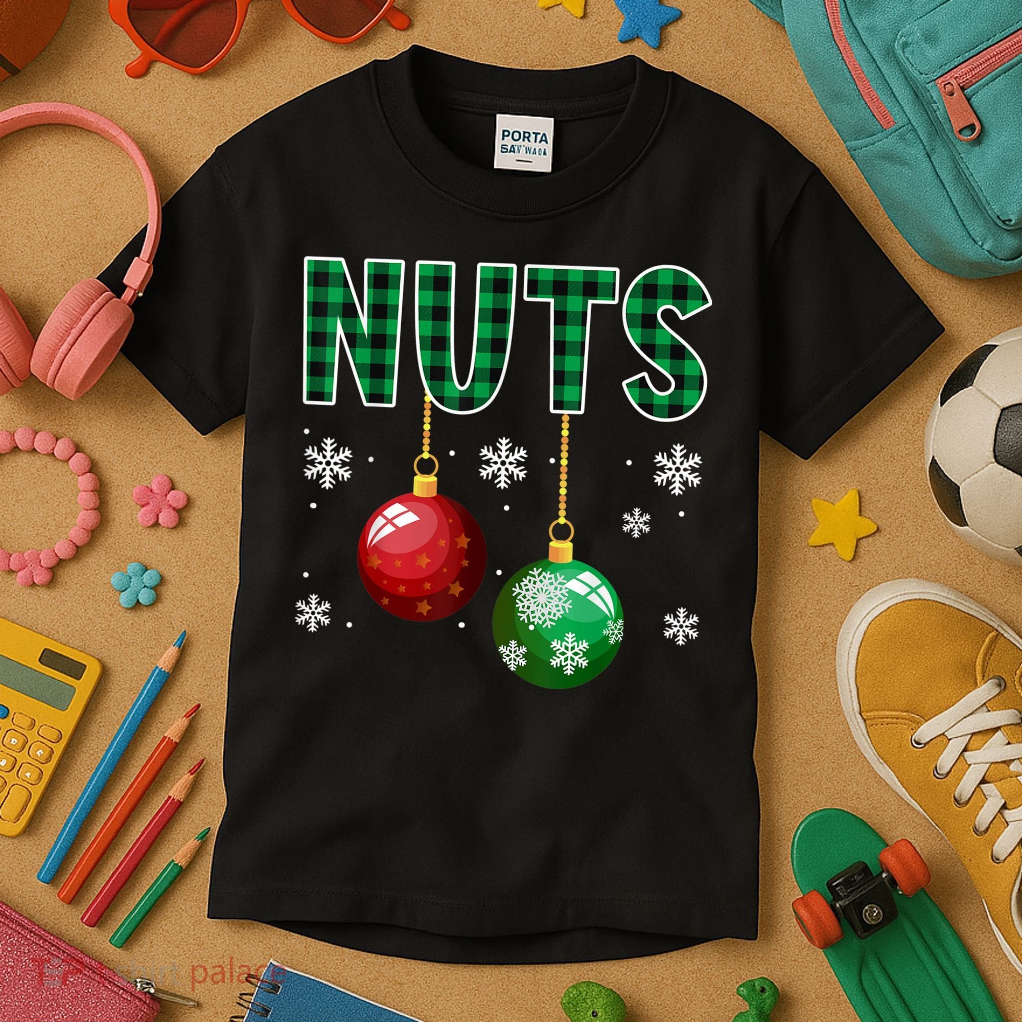 Chest Nuts Christmas  Matching Couple Chestnuts Kids T-Shirt
