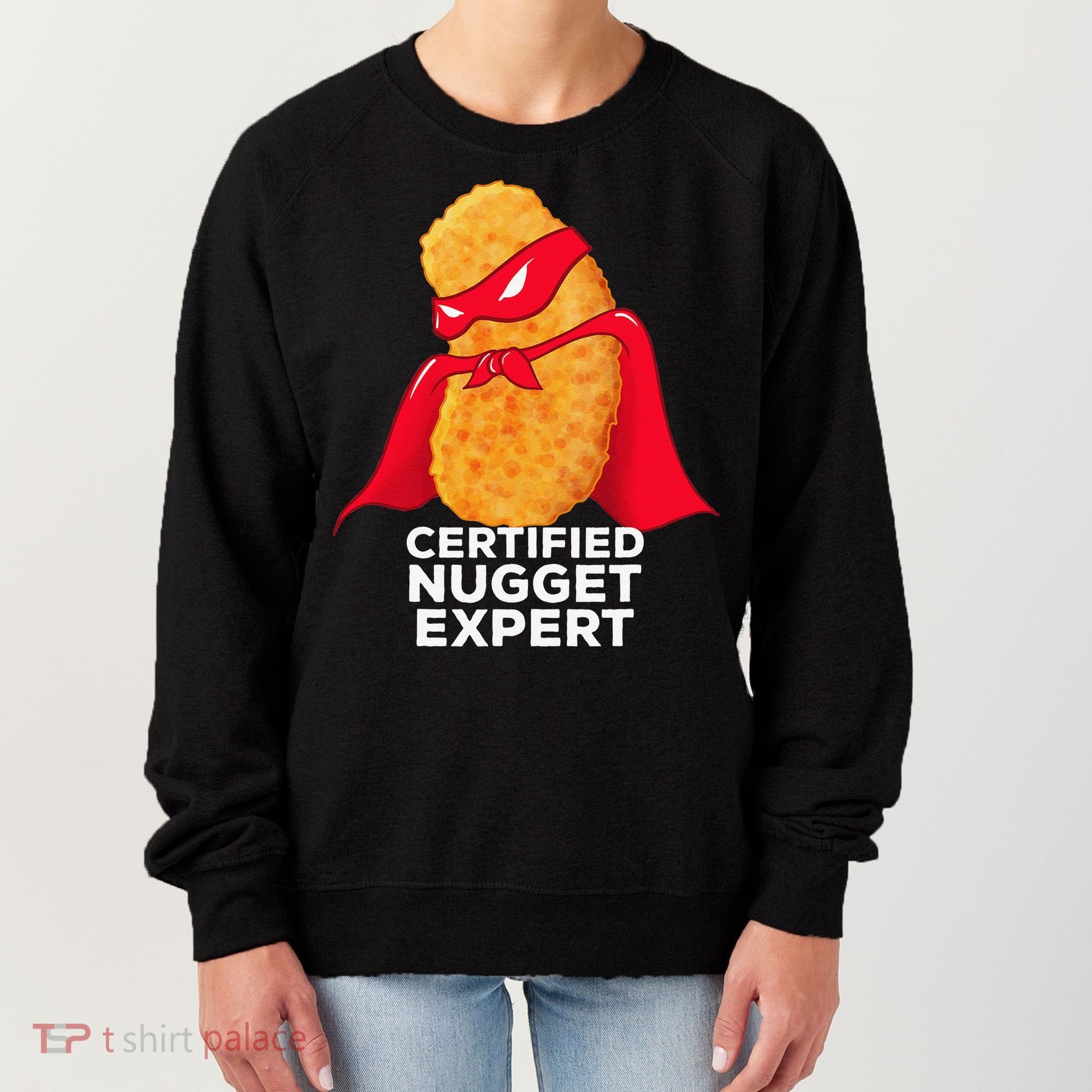 Chicken Nugget Certified Nugget Expert Halloween Costume Women's Sweatshirt