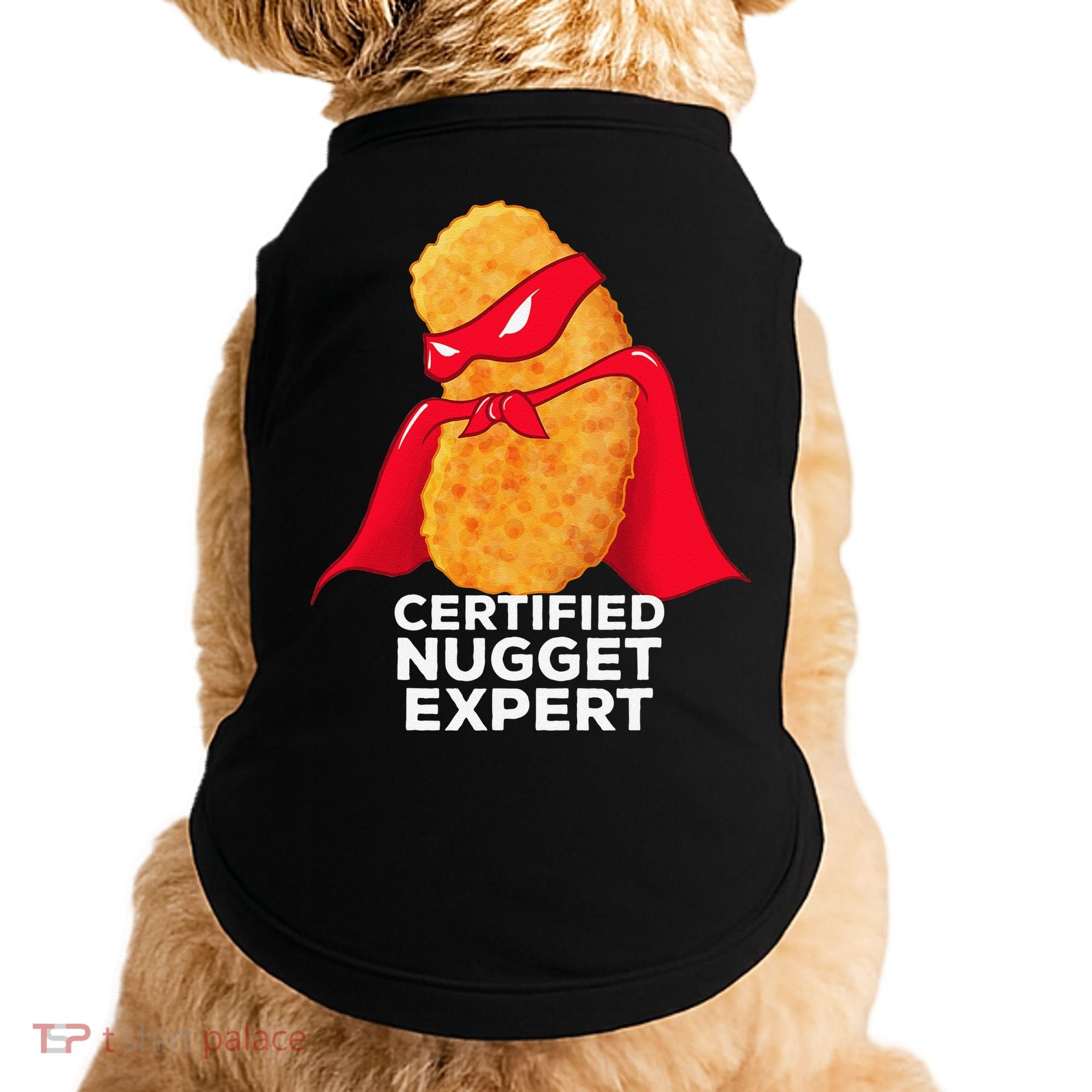 Chicken Nugget Certified Nugget Expert Halloween Costume Doggie Tank
