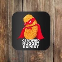 Chicken Nugget Certified Nugget Expert Halloween Costume Coaster thumb 0