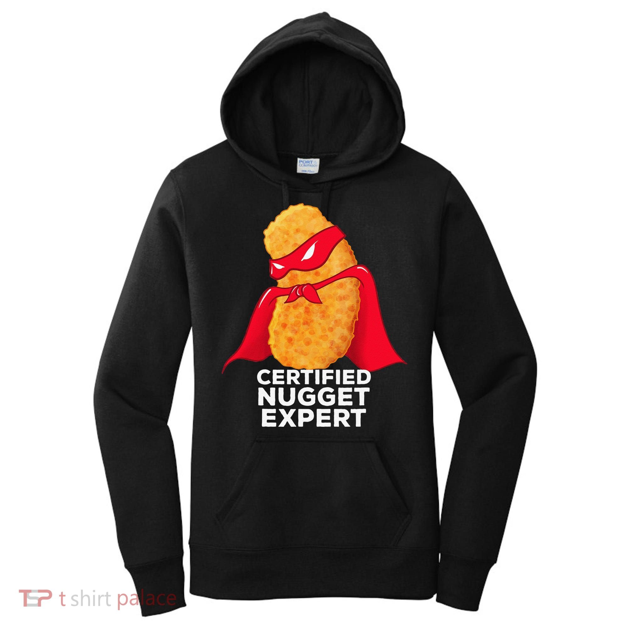 Chicken Nugget Certified Nugget Expert Halloween Costume Women's Hoodie