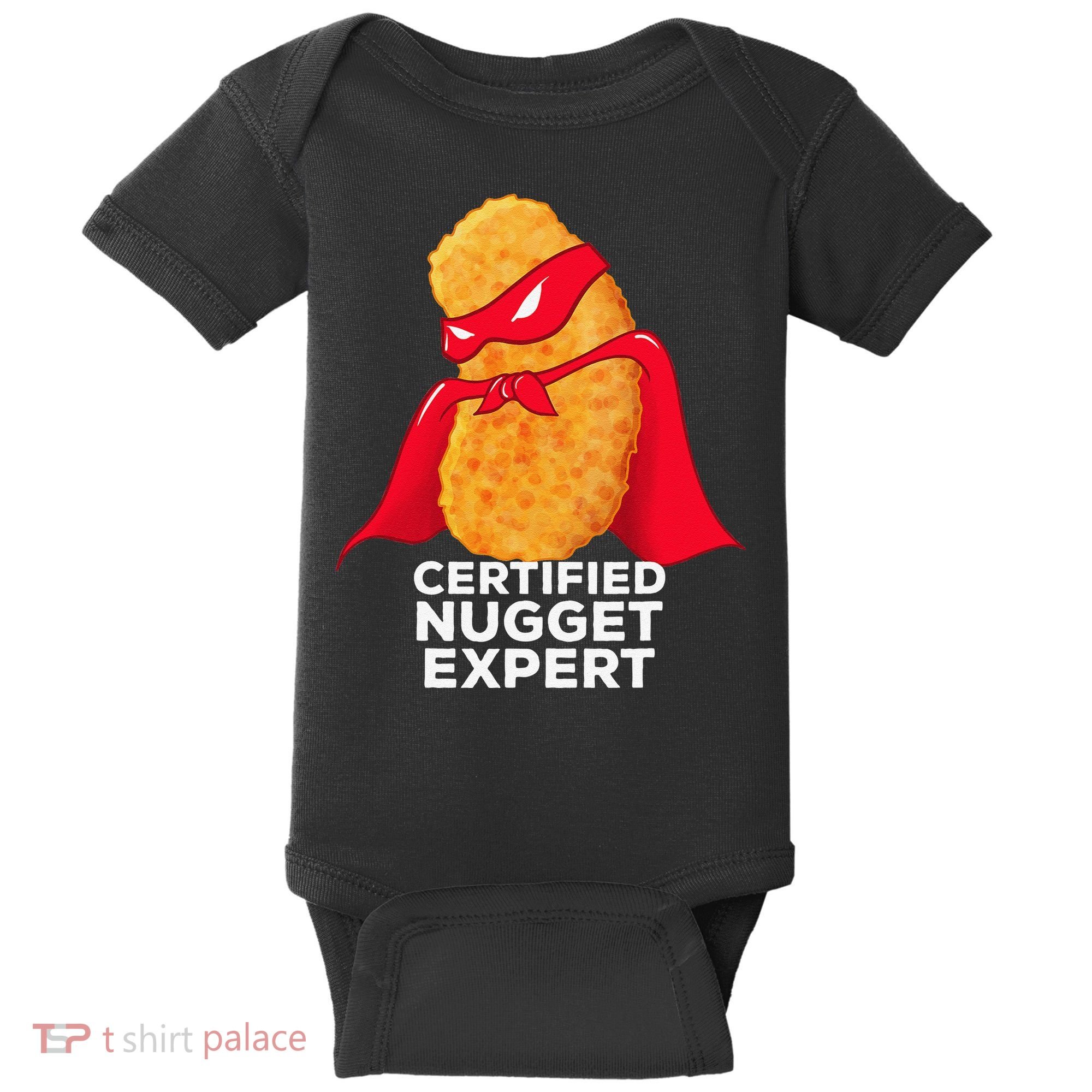 Chicken Nugget Certified Nugget Expert Halloween Costume Baby Bodysuit