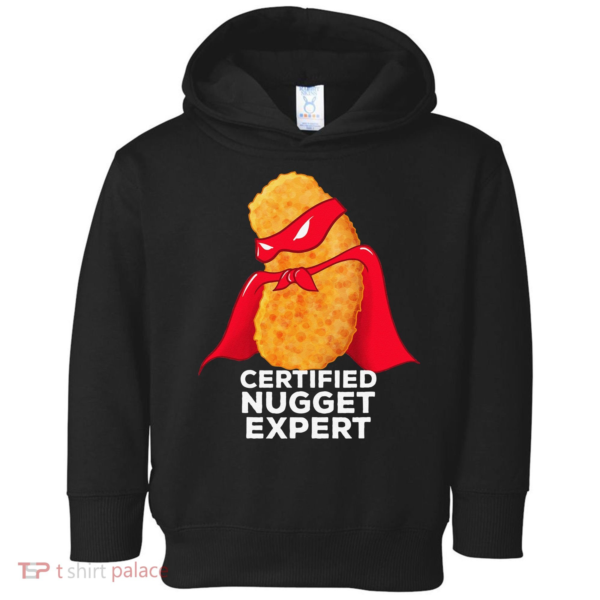 Chicken Nugget Certified Nugget Expert Halloween Costume Toddler Hoodie