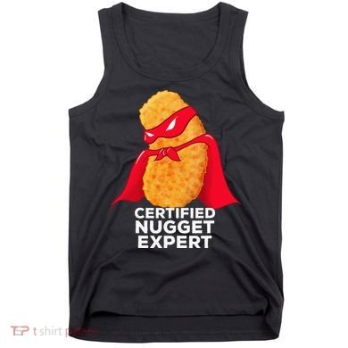 Chicken Nugget Certified Nugget Expert Halloween Costume Tank Top