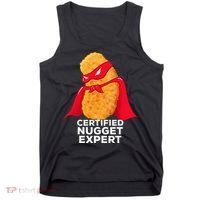 Chicken Nugget Certified Nugget Expert Halloween Costume Tank Top thumb 0