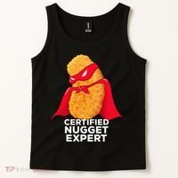 Chicken Nugget Certified Nugget Expert Halloween Costume Tank Top thumb 2