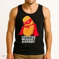 Chicken Nugget Certified Nugget Expert Halloween Costume Tank Top thumb 3