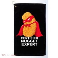 Chicken Nugget Certified Nugget Expert Halloween Costume Golf Towel thumb 0