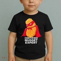 Chicken Nugget Certified Nugget Expert Halloween Costume Toddler T-Shirt thumb 2