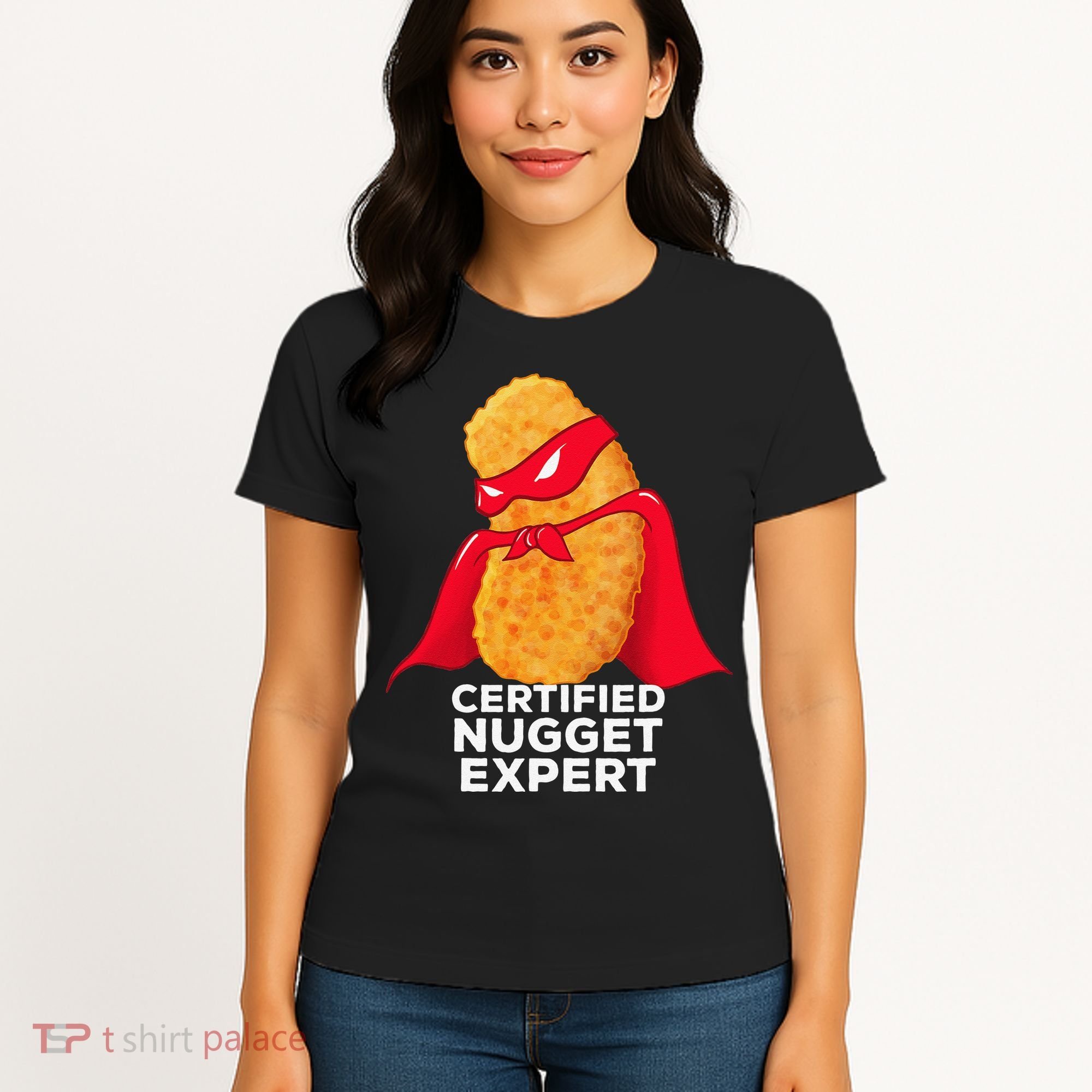 Chicken Nugget Certified Nugget Expert Halloween Costume Women's T-Shirt