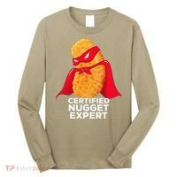 Chicken Nugget Certified Nugget Expert Halloween Costume Long Sleeve Shirt thumb 0