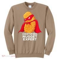 Chicken Nugget Certified Nugget Expert Halloween Costume Sweatshirt thumb 0